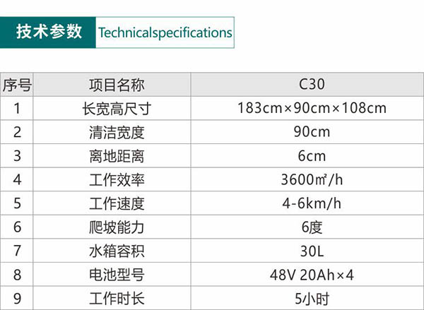 电动凉州尘推车C30